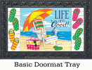 Flip Flop Beach Indoor & Outdoor Insert Doormat - 18 x 30