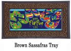 Sassafras Flip Flop Life Mat - 10x22 Insert Doormat