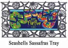 Sassafras Flip Flop Life Mat - 10x22 Insert Doormat