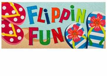 Sassafras Flippen Fun Flip Flop Switch Mat - 10 x 22 Insert