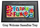Sassafras Flippen Fun Flip Flop Switch Mat - 10 x 22 Insert