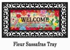 Floral Cha Cha Sassafras Mat - 10 x 22 Insert Doormat