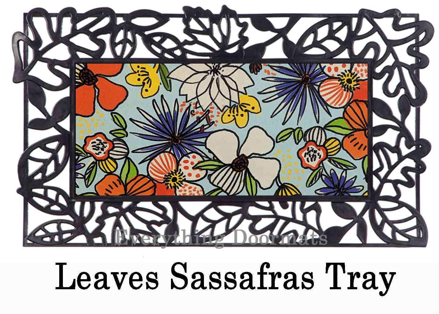 Sassafras Floral Fun Mat 10 x 22 Insert Doormat
