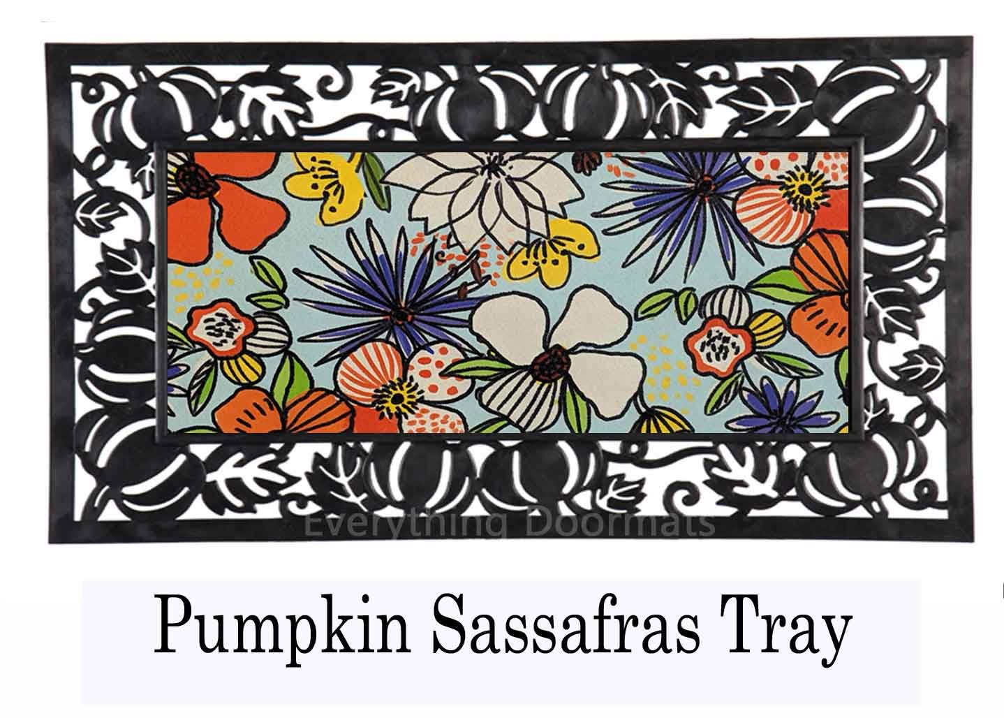 Sassafras Floral Fun Mat 10 x 22 Insert Doormat