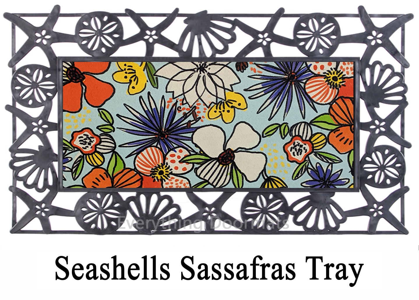 Sassafras Floral Fun Mat 10 x 22 Insert Doormat