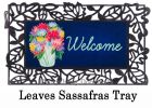 Sassafras Floral Mason Jar Mat - 10 x 22 Insert Doormat