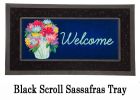 Sassafras Floral Mason Jar Mat - 10 x 22 Insert Doormat