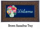 Sassafras Floral Mason Jar Mat - 10 x 22 Insert Doormat