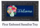 Sassafras Floral Mason Jar Mat - 10 x 22 Insert Doormat