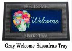 Sassafras Floral Mason Jar Mat - 10 x 22 Insert Doormat