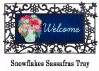 Sassafras Floral Mason Jar Mat - 10 x 22 Insert Doormat