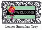 Floral Topiary Sassafras Mat - 10x22 Insert Doormat