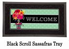 Floral Topiary Sassafras Mat - 10x22 Insert Doormat