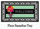 Floral Topiary Sassafras Mat - 10x22 Insert Doormat