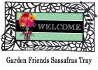 Floral Topiary Sassafras Mat - 10x22 Insert Doormat