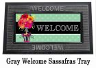 Floral Topiary Sassafras Mat - 10x22 Insert Doormat