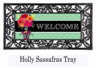 Floral Topiary Sassafras Mat - 10x22 Insert Doormat