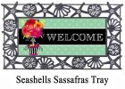 Floral Topiary Sassafras Mat - 10x22 Insert Doormat