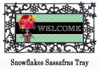 Floral Topiary Sassafras Mat - 10x22 Insert Doormat