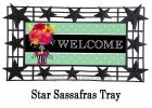 Floral Topiary Sassafras Mat - 10x22 Insert Doormat