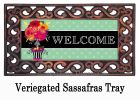 Floral Topiary Sassafras Mat - 10x22 Insert Doormat