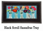 Sassafras Floral Milk Bottles Switch Mat - 10 x 22 Insert Doormat