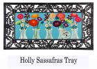 Sassafras Floral Milk Bottles Switch Mat - 10 x 22 Insert Doormat