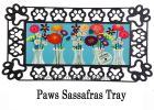 Sassafras Floral Milk Bottles Switch Mat - 10 x 22 Insert Doormat