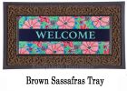 Sassafras Flower Garden Switch Mat - 10 x 22 Insert Doormat