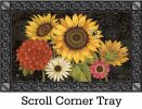 Indoor & Outdoor French Flowers MatMates Doormat-18x30
