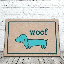 Woof Doormat - Funny 18 x 30