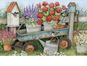 Garden Wagon Indoor & Outdoor MatMates Insert Doormat - 18 x 30