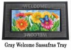 Gerbera Daisies Sassafras Mat - 10 x 22 Insert Doormat
