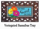 Gerbera Daisy Trio Sassafras Mat - 10x22 Insert Doormat