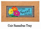 Gerbera Daisy Trio Sassafras Mat - 10x22 Insert Doormat