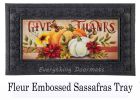 Sassafras Give Thanks Mat - 10 x 22 Insert Doormat
