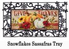 Sassafras Give Thanks Mat - 10 x 22 Insert Doormat