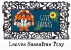 Give Thanks Turkey Sassafras Mat - 10 x 22 Insert Doormat
