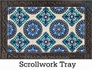 Hatch Embossed Glass Pattern Dimensions Doormat - 19 x 30