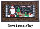 Gnome for the Holidays Sassafras Mat - 10 x 22 Insert Doormat