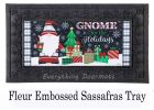 Gnome for the Holidays Sassafras Mat - 10 x 22 Insert Doormat