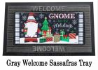 Gnome for the Holidays Sassafras Mat - 10 x 22 Insert Doormat