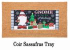 Gnome for the Holidays Sassafras Mat - 10 x 22 Insert Doormat