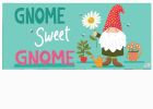 Gnome Sweet Gnome Sassafras Mat - 10x22 Insert Doormat