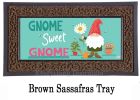 Gnome Sweet Gnome Sassafras Mat - 10x22 Insert Doormat