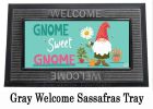 Gnome Sweet Gnome Sassafras Mat - 10x22 Insert Doormat