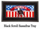 God Bless America Eagle Sassafras Mat - 10 x 22 Insert Doormat