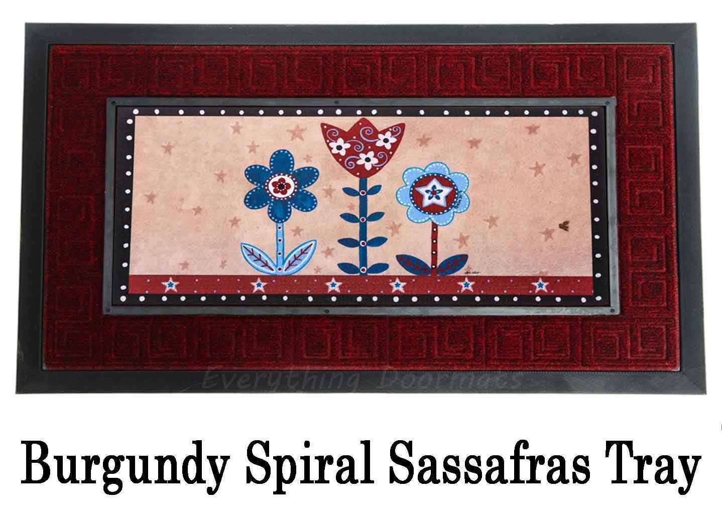 Sassafras God Bless America Mat 10 x 22 Insert Doormat