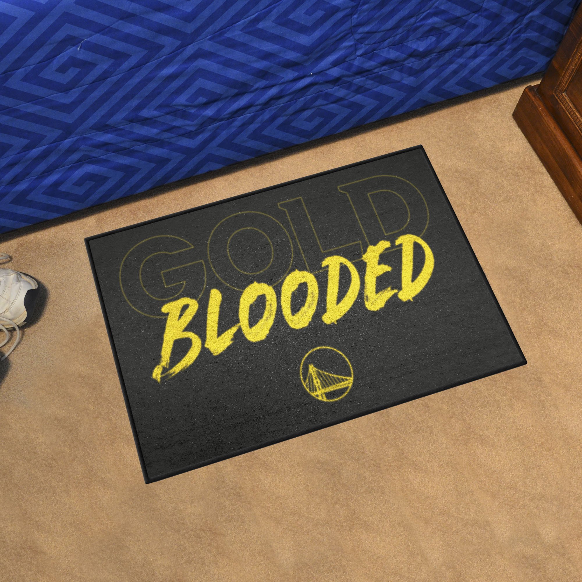 Golden State Warriors NBA 2022 Finals Slogan Starter Doormat 18 x 30