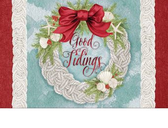 Indoor & Outdoor Good Tidings Insert Doormat - 18 x 30